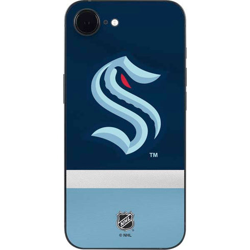 NHL Seattle Kraken Striped iPhone 16e Skin