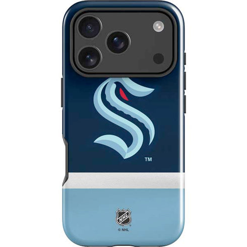 NHL Seattle Kraken Striped iPhone 18 Pro Impact Case