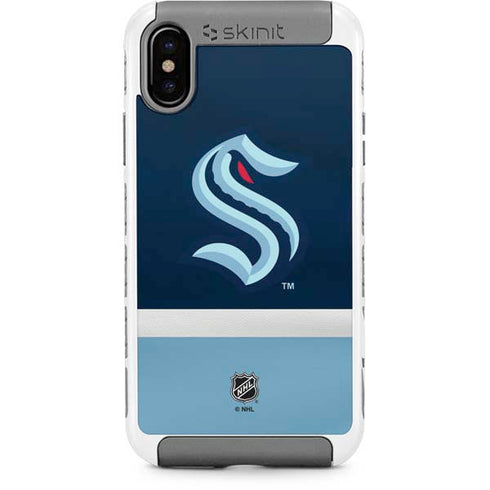 NHL Seattle Kraken Striped iPhone Cases