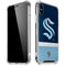 NHL Seattle Kraken Striped iPhone X/XS Clear Case