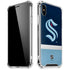 NHL Seattle Kraken Striped iPhone X/XS Clear Case