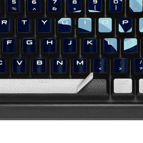 NHL Seattle Kraken Striped K95 RGB PLATINUM Mechanical Gaming Keyboard Skin