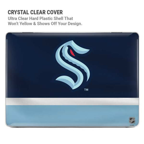 NHL Seattle Kraken Striped MacBook Pro 14in (2021-24) Case plus Skin