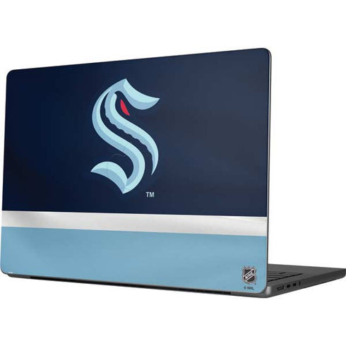 NHL Seattle Kraken Striped Apple MacBook Pro 14-inch Skin