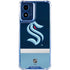 NHL Seattle Kraken Striped Moto G 5G (2024) Clear Case