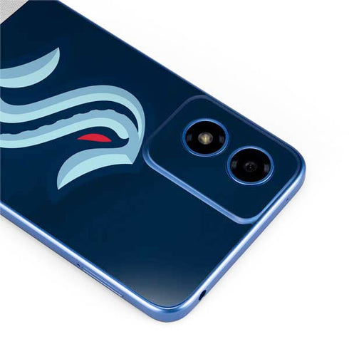 NHL Seattle Kraken Striped Moto G Play 4G (2024) Skin
