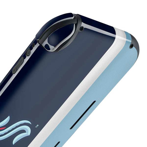 NHL Seattle Kraken Striped Nintendo Switch Lite Skin