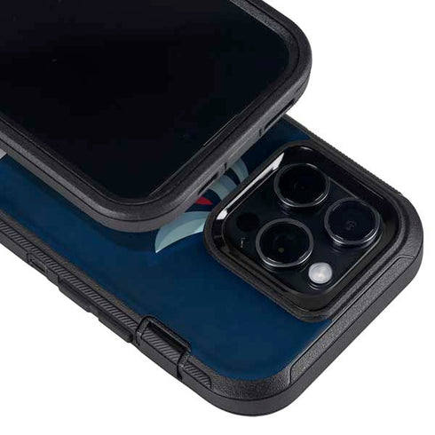 NHL Seattle Kraken Striped Otterbox Defender iPhone Skin