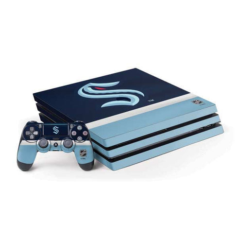 NHL Seattle Kraken Striped PlayStation PS4 Skins
