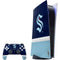 NHL Seattle Kraken Striped PlayStation PS5 Skins