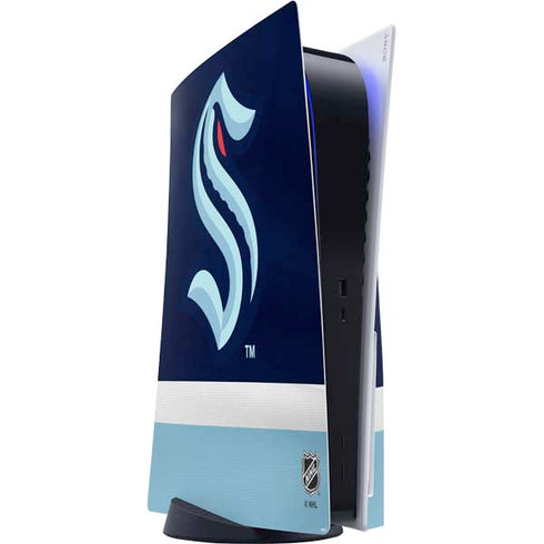 NHL Seattle Kraken Striped PlayStation PS5 Skins