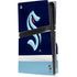 NHL Seattle Kraken Striped PS5 Pro Disk Console Skin