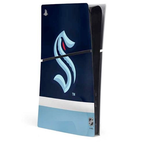 NHL Seattle Kraken Striped PlayStation PS5 Skins