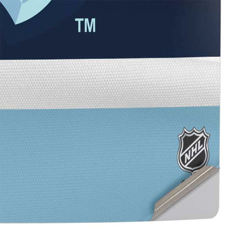 NHL Seattle Kraken Striped PS5 Slim Digital Edition Console Skin