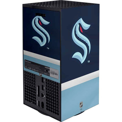 NHL Seattle Kraken Striped XBox Series X Digital Edition Bundle Skin