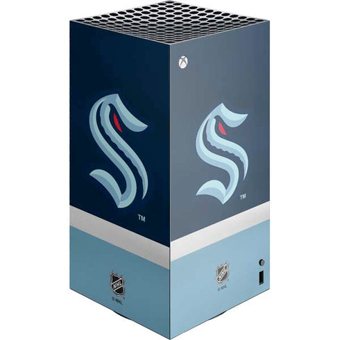 NHL Seattle Kraken Striped XBox Series X Digital Edition Console Skin