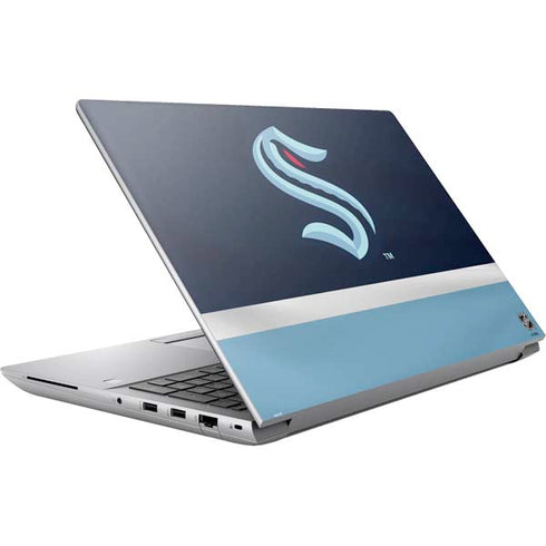 NHL Seattle Kraken Striped HP ZBook Fury 16 G10 Skin