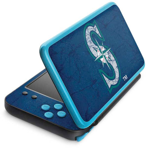 MLB Seattle Mariners - Solid Distressed Nintendo Skins