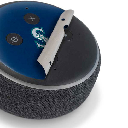 MLB Seattle Mariners - Solid Distressed Amazon Echo Dot Skin