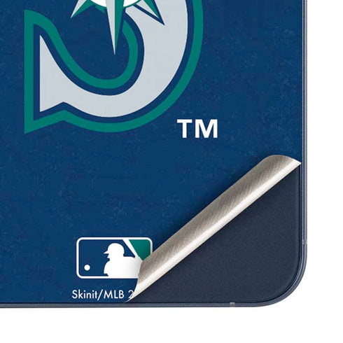 MLB Seattle Mariners - Solid Distressed Galaxy A35 5G Skin