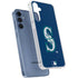 MLB Seattle Mariners - Solid Distressed Galaxy A55 5G Clear Case