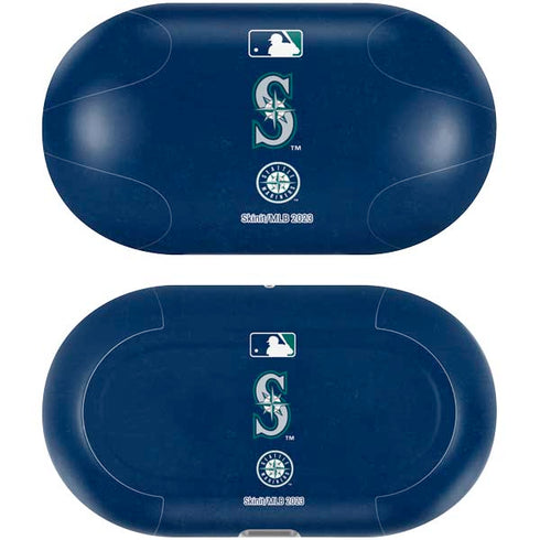 MLB Seattle Mariners - Solid Distressed Galaxy Buds Plus Skin