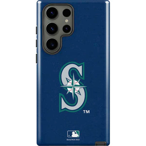 MLB Seattle Mariners - Solid Distressed Galaxy S23 Ultra Pro Case