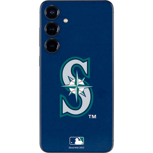 MLB Seattle Mariners - Solid Distressed Galaxy S25 Plus Skin
