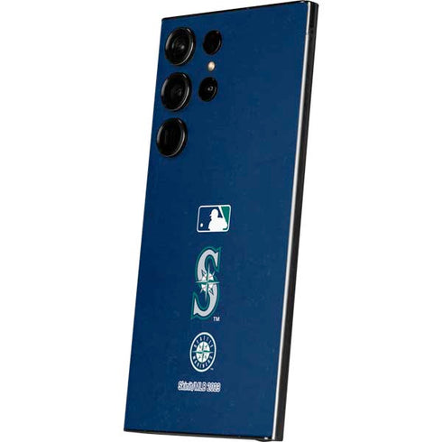 MLB Seattle Mariners - Solid Distressed Galaxy S25 Ultra Skin