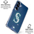 MLB Seattle Mariners - Solid Distressed Galaxy S25 FE Clear Case