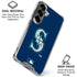 MLB Seattle Mariners - Solid Distressed Galaxy S26 Plus Clear Case