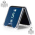 MLB Seattle Mariners - Solid Distressed Galaxy Z Flip7 Clear Case
