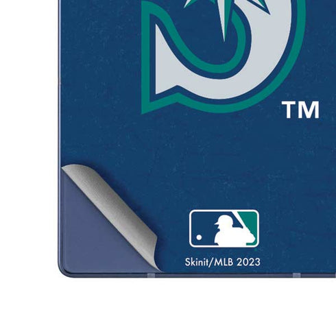 MLB Seattle Mariners - Solid Distressed Galaxy Z Fold6 Skin