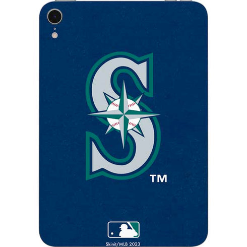 MLB Seattle Mariners - Solid Distressed Apple iPad Mini Skin