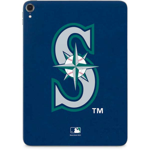 MLB Seattle Mariners - Solid Distressed Apple iPad Pro Skin
