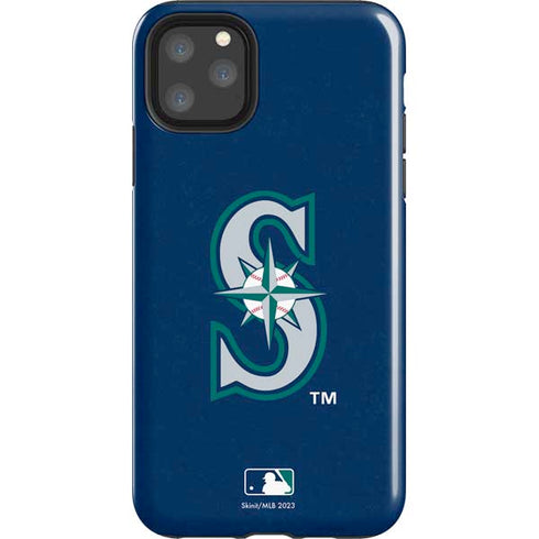 MLB Seattle Mariners - Solid Distressed iPhone Cases