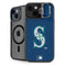 MLB Seattle Mariners - Solid Distressed iPhone 15 Kickstand Case