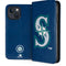 MLB Seattle Mariners - Solid Distressed iPhone 15 Plus Folio Case
