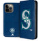 MLB Seattle Mariners - Solid Distressed iPhone 15 Pro Max Folio Case
