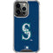 MLB Seattle Mariners - Solid Distressed iPhone 16 Pro Clear Case