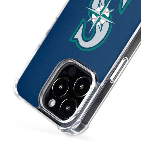 MLB Seattle Mariners - Solid Distressed iPhone 16 Pro MagSafe Case