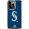 MLB Seattle Mariners - Solid Distressed iPhone 16 Pro Max Clear Case