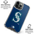 MLB Seattle Mariners - Solid Distressed iPhone 16 Pro Max Clear Case