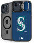 MLB Seattle Mariners - Solid Distressed iPhone 16e Kickstand Case