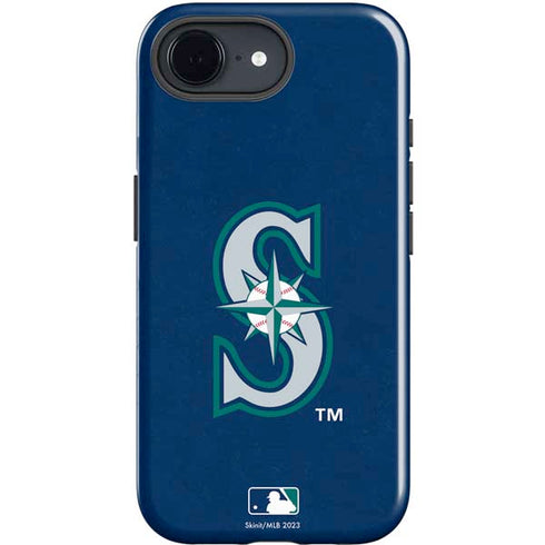 MLB Seattle Mariners - Solid Distressed iPhone 16e Impact Case