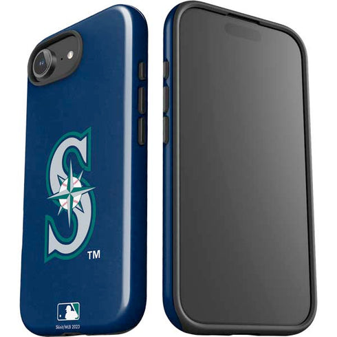 MLB Seattle Mariners - Solid Distressed iPhone 16e Impact Case
