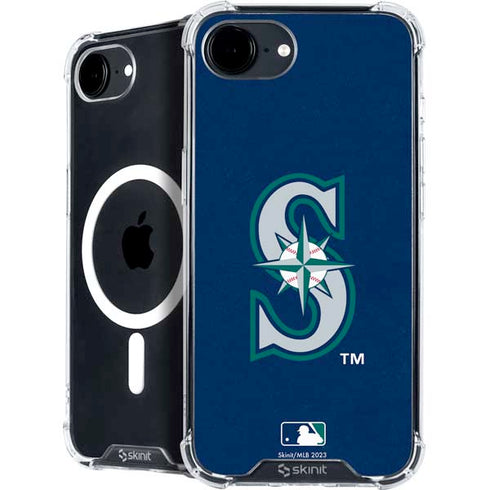 MLB Seattle Mariners - Solid Distressed iPhone 16e MagSafe Case
