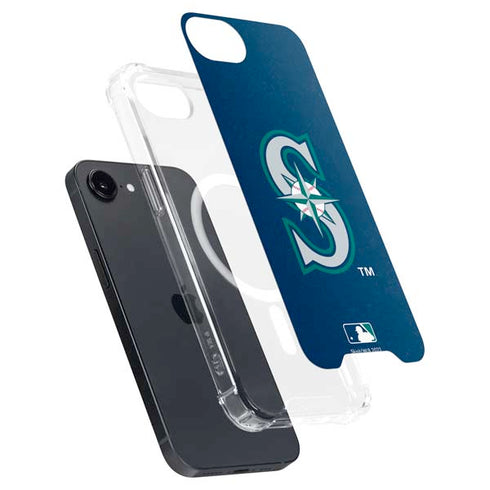 MLB Seattle Mariners - Solid Distressed iPhone 16e MagSafe Case