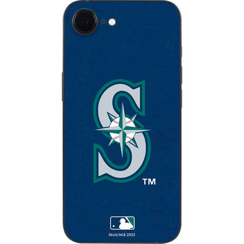 MLB Seattle Mariners - Solid Distressed iPhone 16e Skin