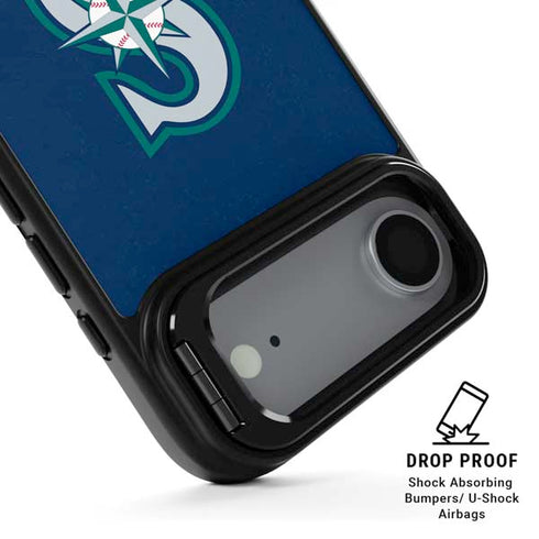 MLB Seattle Mariners - Solid Distressed iPhone 17 Air Kickstand Case